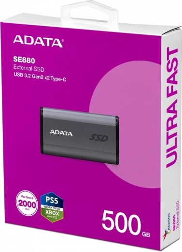 Read/write speed up to 2000 MB/s