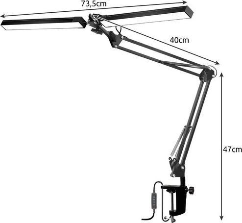 Reguliuojama konstrukcija su dviguba šviesa
