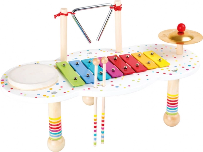 Develops rhythm and fine motor skills