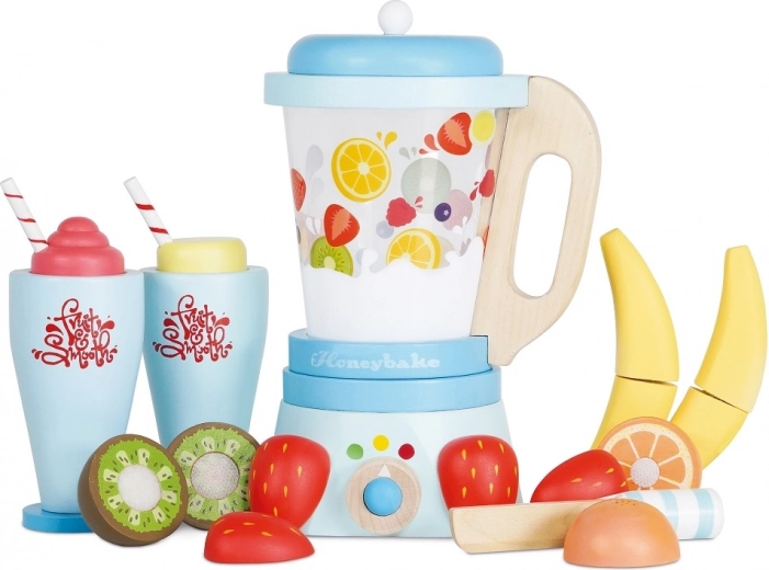 Realistiškas medinis maišytuvas su nuimamu ąsočiu