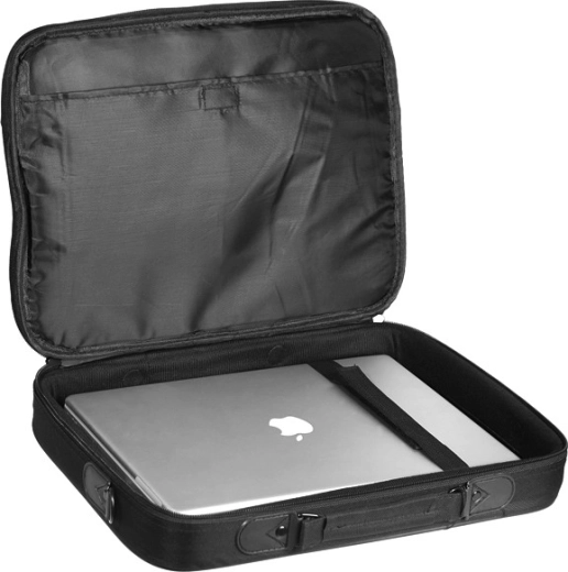 Secure laptop compartment
