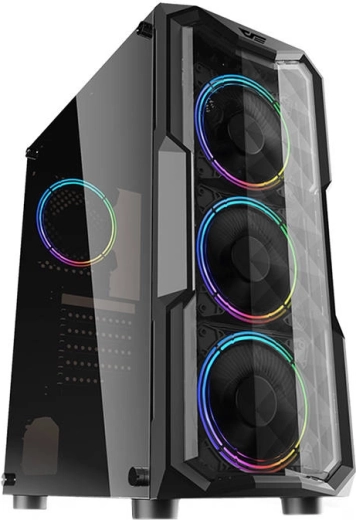 Transparent design with tempered glass