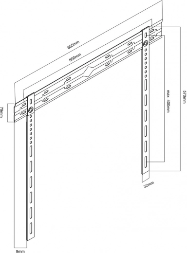 Universal VESA compatibility up to 600 × 400
