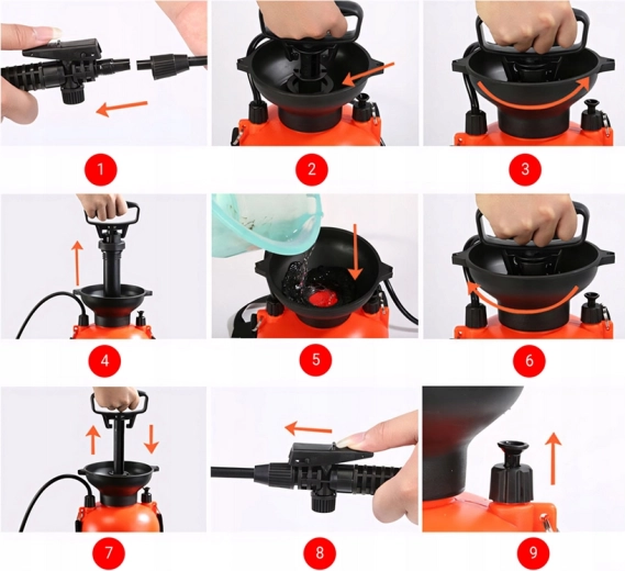 Greitas slėgio sudarymas ir tolydus purškimas