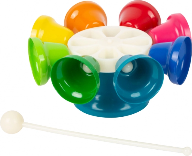 8 colorful bells = 8 tones