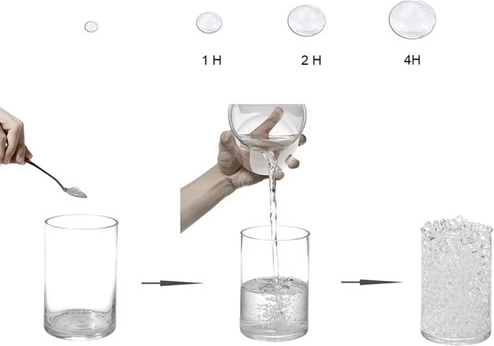 Greita hidratacija ir tūrio padidėjimas