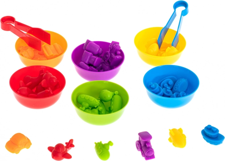 Spalvų rūšiavimas ir pirmieji skaičiavimai