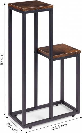 Stabili plieninė konstrukcija su milteliniu dažymu