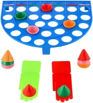 Aiškus taškų skaičiavimas ir spalvotos juostos