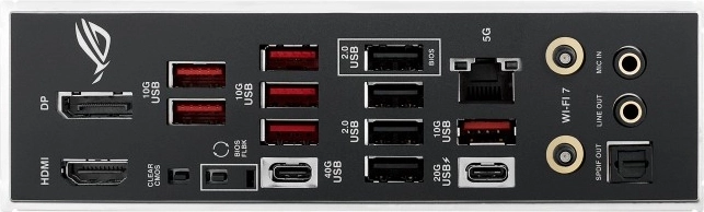 Top-tier connectivity: USB4, Wi‑Fi 7 and 5GbE