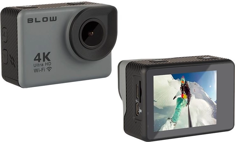 Wide 170° field of view and bright 2" LCD for extreme sports