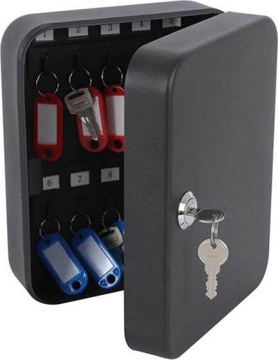 48 raktų talpa su aiškiu išdėstymu