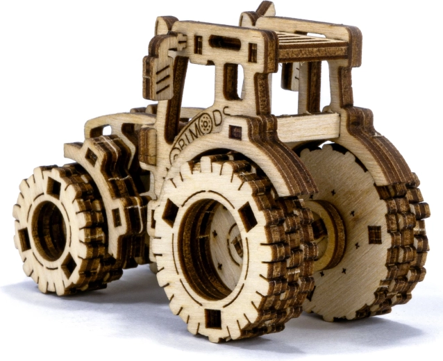 High-quality wooden parts with rich details