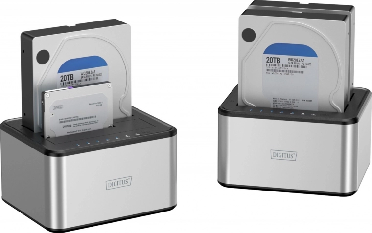 Support for 2.5" and 3.5" HDD and SSD