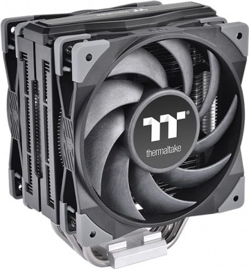 Dual 120 mm fans for maximum airflow