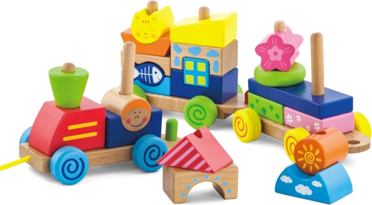 Stacking and shape sorting