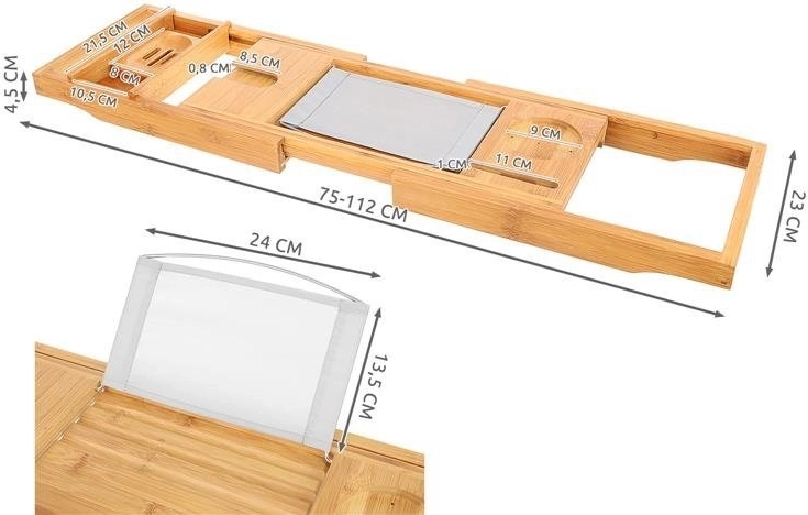 Reguliuojamas ilgis daugumai vonių