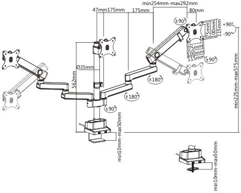 Sturdy and flexible mounting