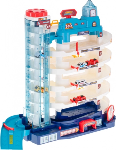 Daugiaaukštis parkavimas ir greiti nusileidimai