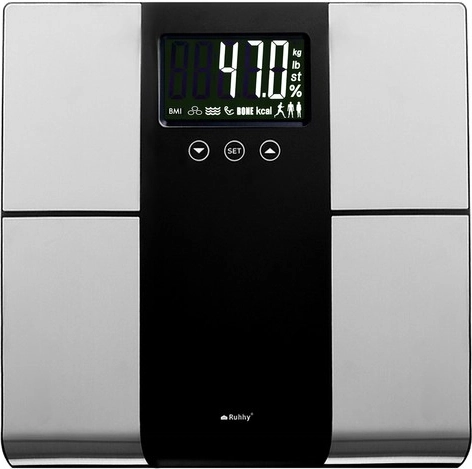 Išsami kūno analizė: svoris, BMI, riebalai, vanduo ir raumenys