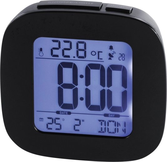 Easy-to-read backlit display
