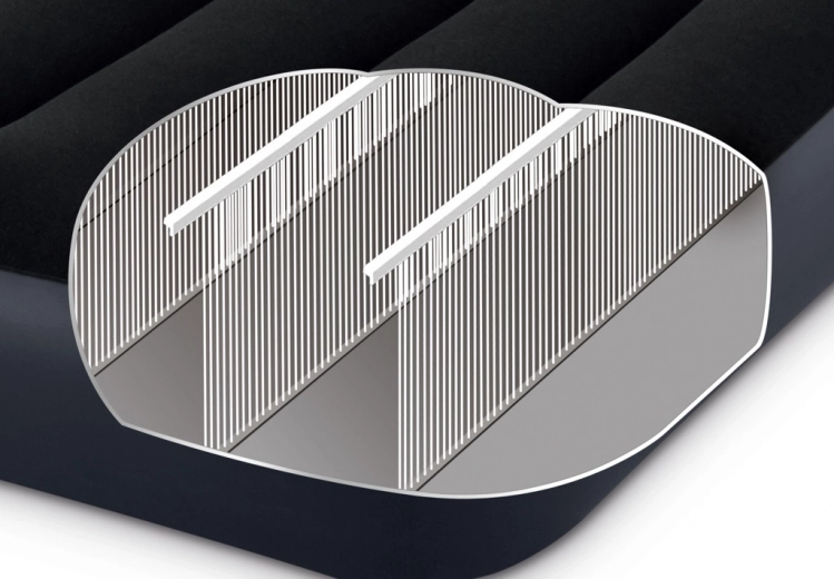Stable construction with even pressure distribution