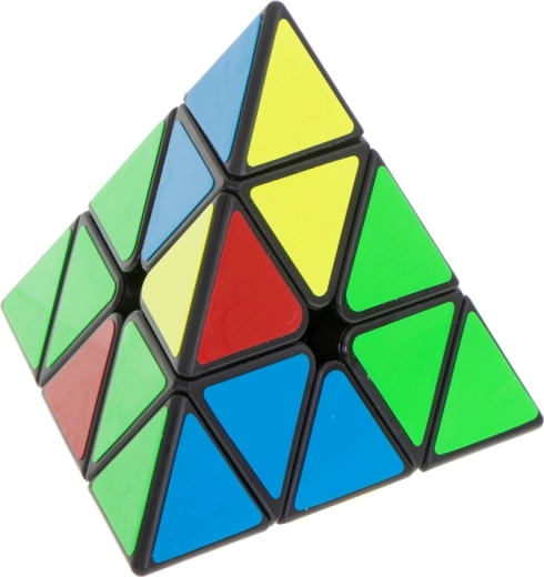 Colorful pyramid puzzle