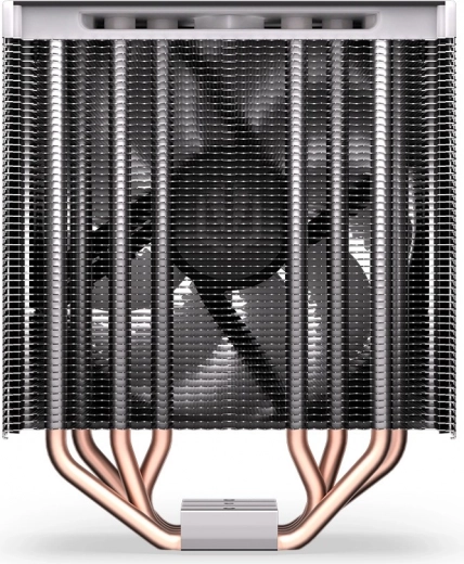 efficient heat dissipation with four heatpipes