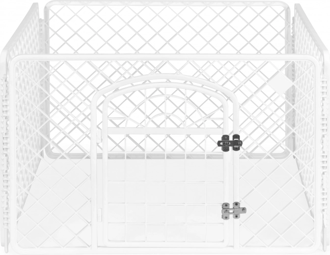 Secure entry with lockable gate