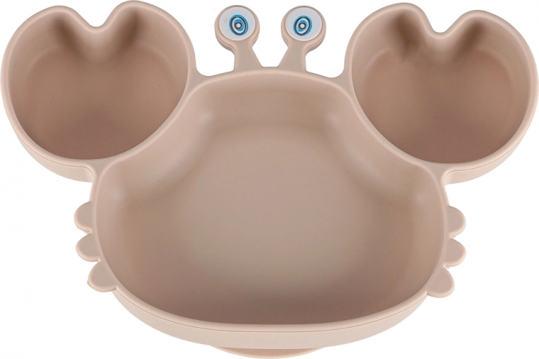 Krabo formos lėkštė su skyriais