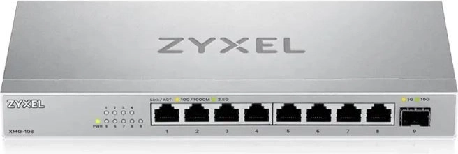 Eight 2.5G ports for instant network acceleration