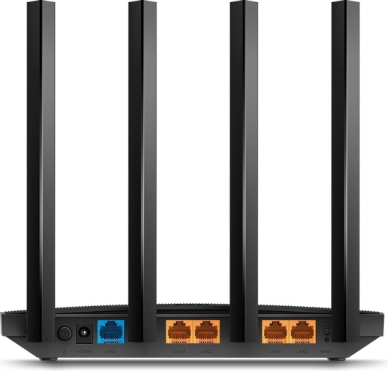 Gigabit ports for fast wired connections