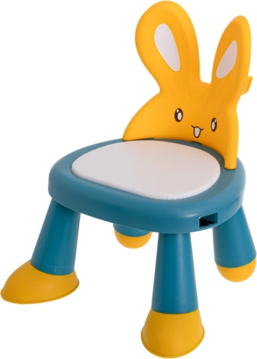 Linksmas triušiuko dizainas skatina sėdėti