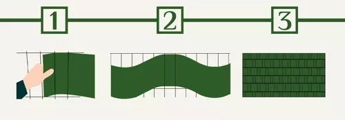 Paprastas montavimas į segmentines tvoras