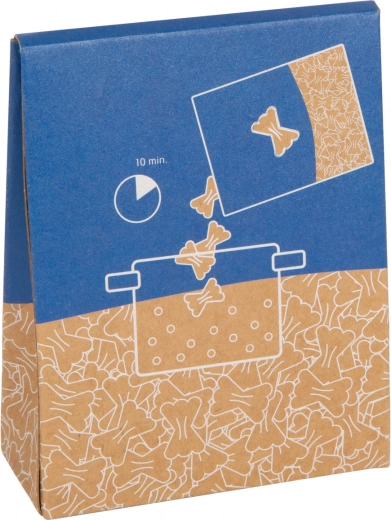 Praktiška pakuotė su iliustracine instrukcija