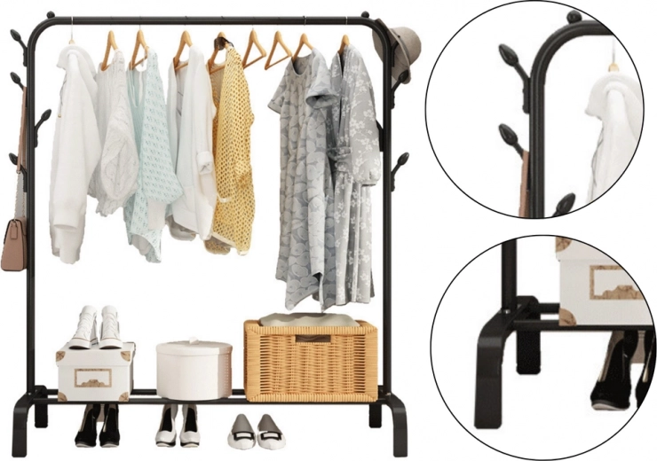 Praktiška apatinė lentyna batams ir dėžėms