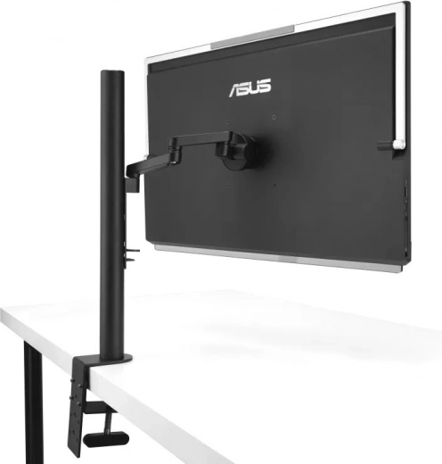 Ergonomiškas išdėstymas su laikikliu / svirtimi