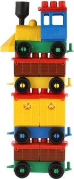 Suderinama LORI kaladėlių sistema