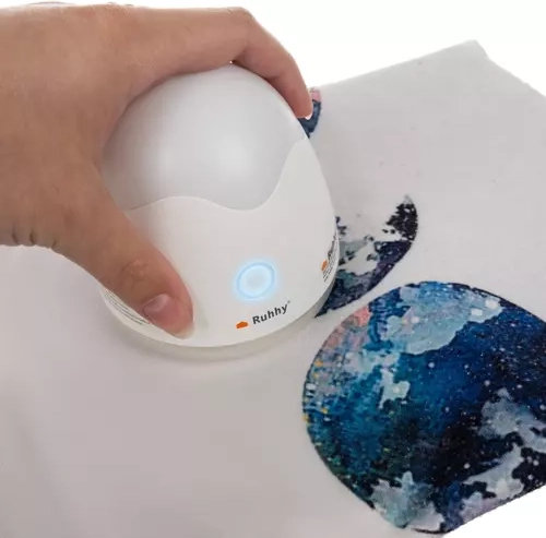 Lempos ir pūkelių šalintuvo derinys