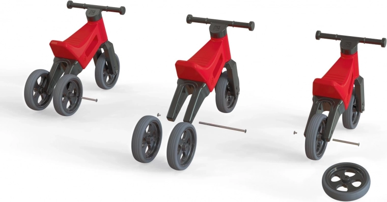 Auga kartu su vaiku: 2-in-1 trike → bike