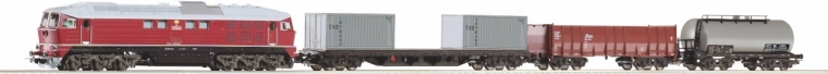 Varied freight cars for realistic operation