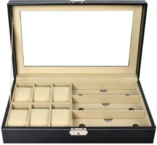 Elegantiška eko oda ir skaidrus stiklinis dangtis