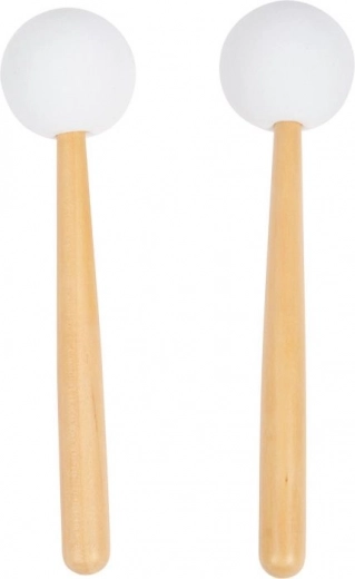 Malonus garsas dėl minkštų lazdelių