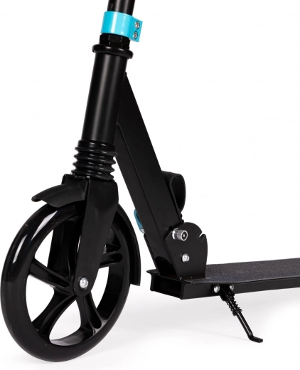 Quick folding, kickstand and safe braking