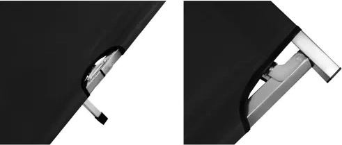 Sustiprinta konstrukcija ir stabilūs fiksatoriai