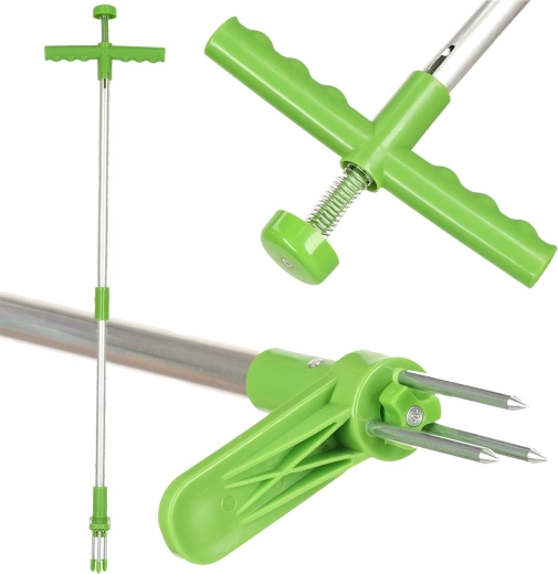 Išraukite piktžoles su šaknimis nesilankstydami