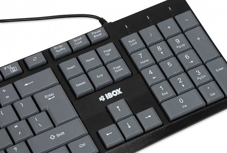 Built-in numeric keypad
