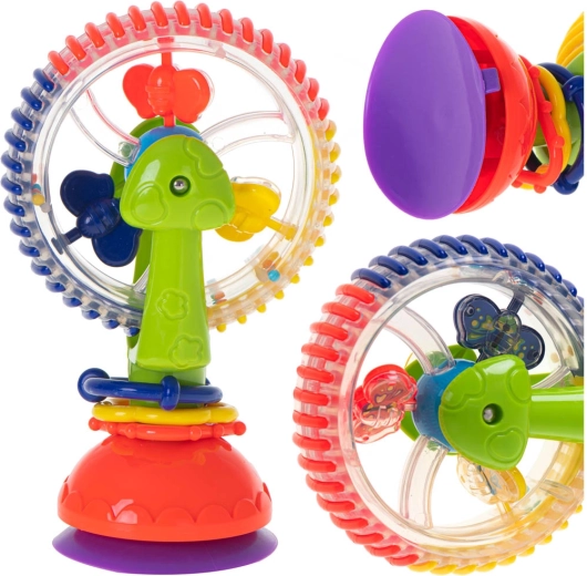 Rattling beads and spinning elements