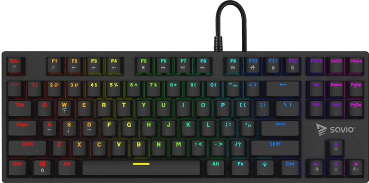 RGB backlighting with 18 modes
