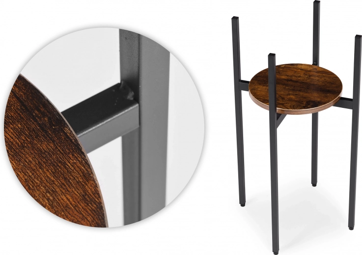 Stabili metalinė konstrukcija su industriniu įvaizdžiu